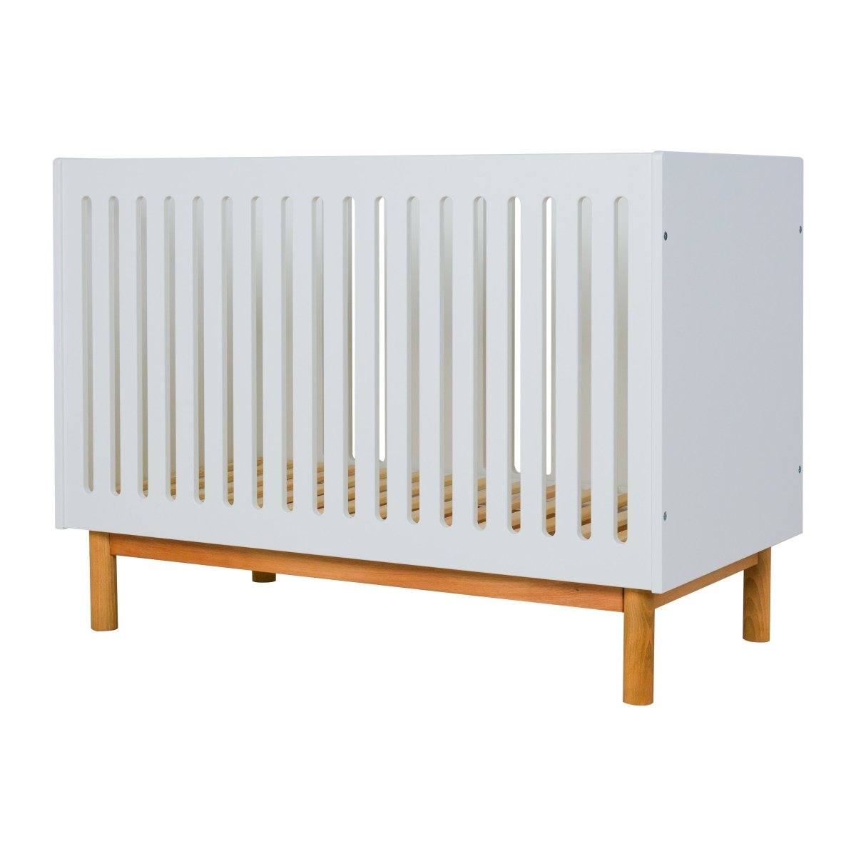 QUAX - Lit Bébé Mood 60 x 120 Cm - Blanc
