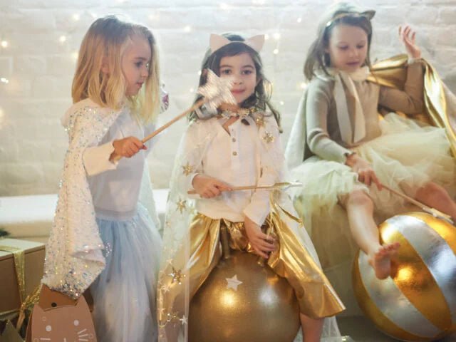 RATATAM KIDS - Ballon Sauteur Doré Pailleté