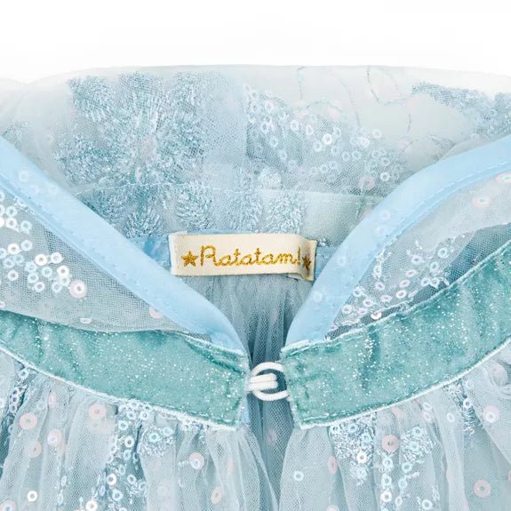 RATATAM KIDS - Déguisement Cape Princesse Des Glaces Bleu