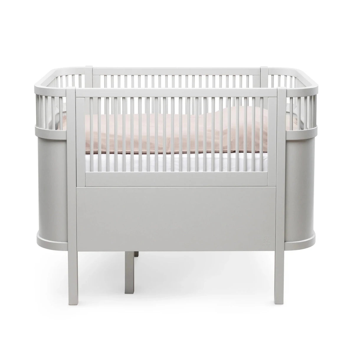 SEBRA - Lit Bébé évolutif Sebra en Bois 70x110 cm - Stone