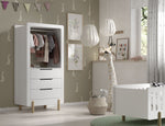 VIPACK - Armoire SMILE 3 Tiroirs Blanc
