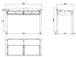 VIPACK - Bureau AMORI Blanc