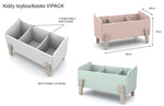 VIPACK - Coffre à Jouets KIDDY Blanc