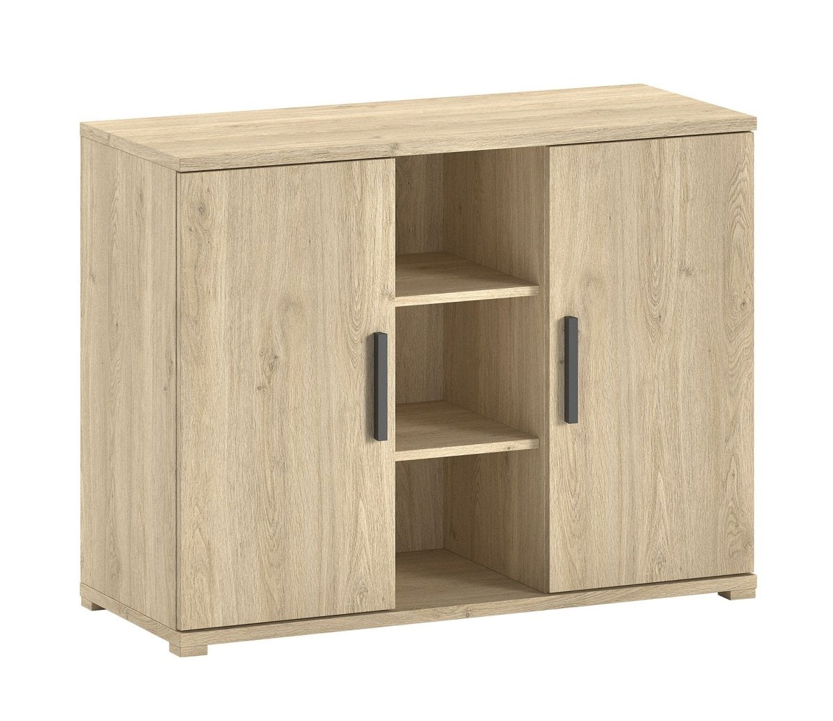 VIPACK - Commode SAM 2 Portes Chêne