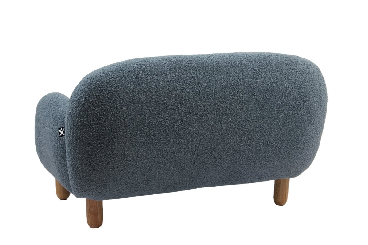 VIPACK - Fauteuil Double ROCKY Mini Bleu