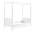 VIPACK - Lit à Baldaquin AMORI 90x200 cm Blanc