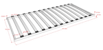 VIPACK - Lit ALEX 90x200cm