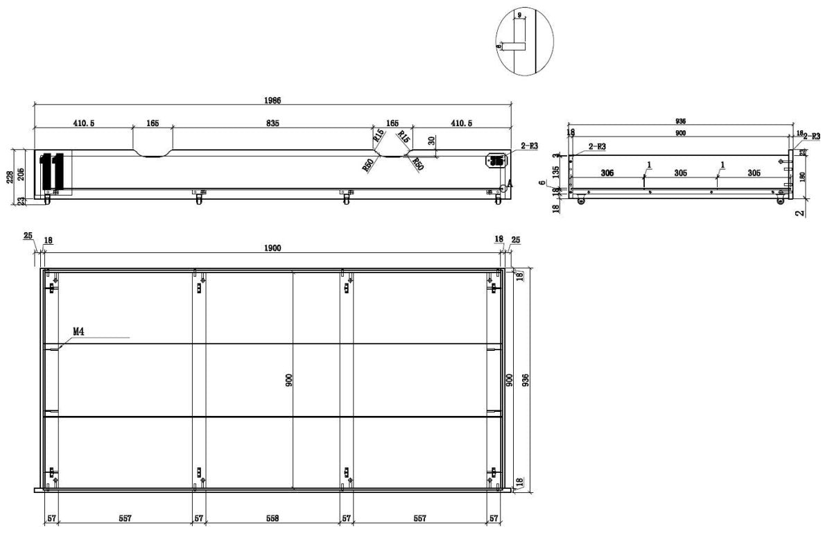 VIPACK - Lit ALEX 90x200cm - Les Petits