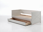 VIPACK - Lit Amouvable (93) 90 X 200 cm PINO / SCOTT Blanc