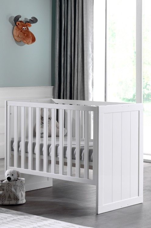VIPACK - Lit Bébé ERIK 60x120cm Blanc