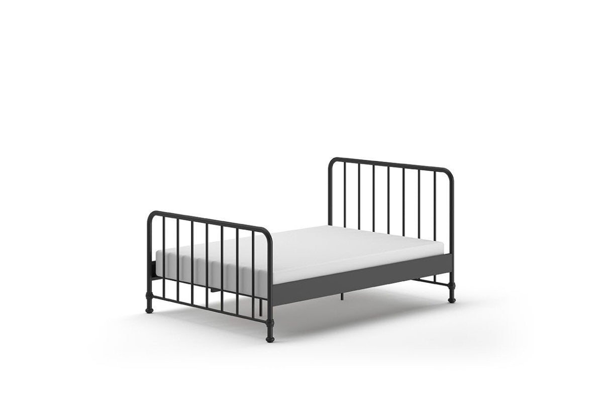 VIPACK - Lit BRONXX 140 X 200 cm Noir