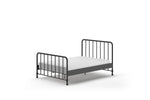VIPACK - Lit BRONXX 140 X 200 cm Noir