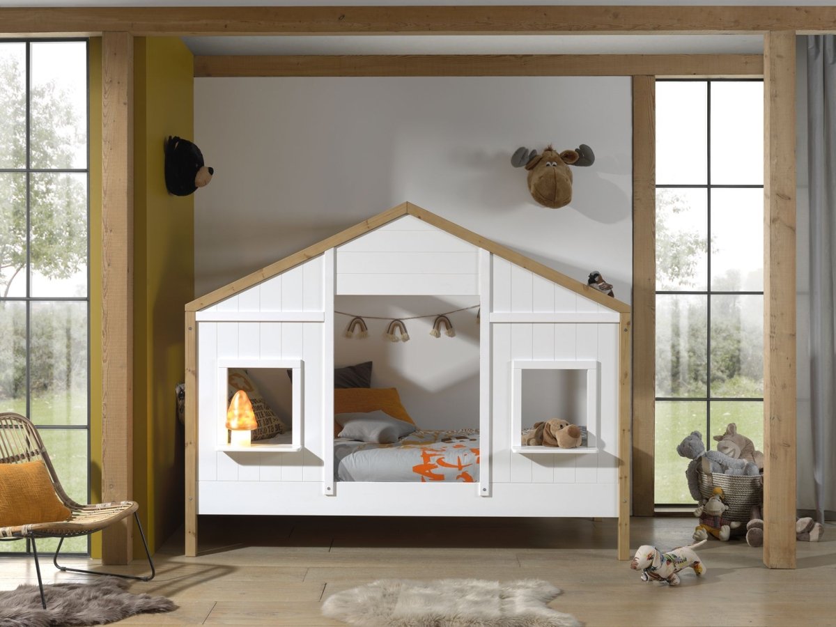 VIPACK - Lit Cabane (90) BABS 90x200 cm