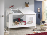 VIPACK - Lit Cabane(26) HOUSEBED 90x200cm Blanc