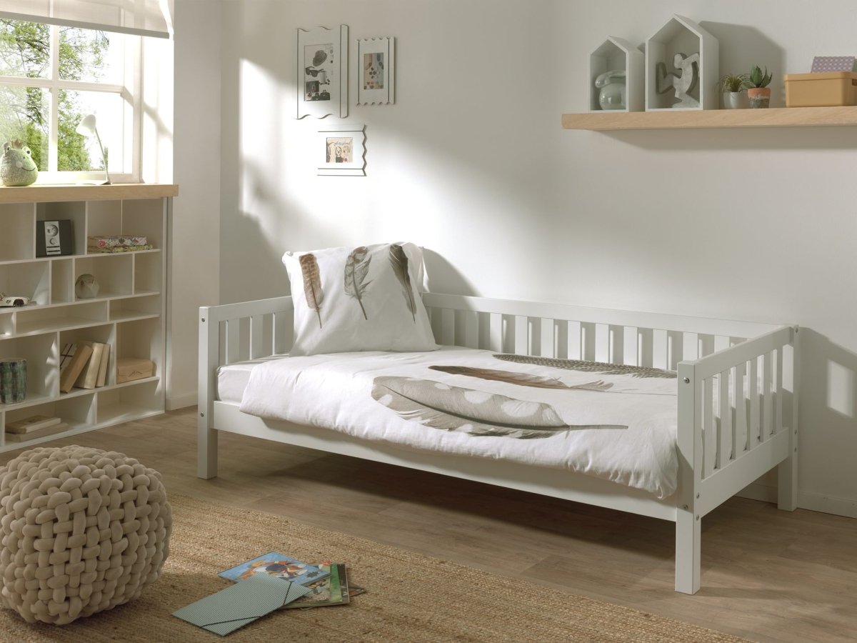 VIPACK - Lit Capitaine (90) FRITZ 90x200 cm Blanc