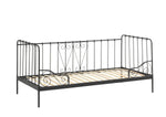 VIPACK - Lit Capitaine ALICE 90x200 cm Noir