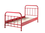 VIPACK - Lit NEW YORK 90 X 200 Cm - Rouge
