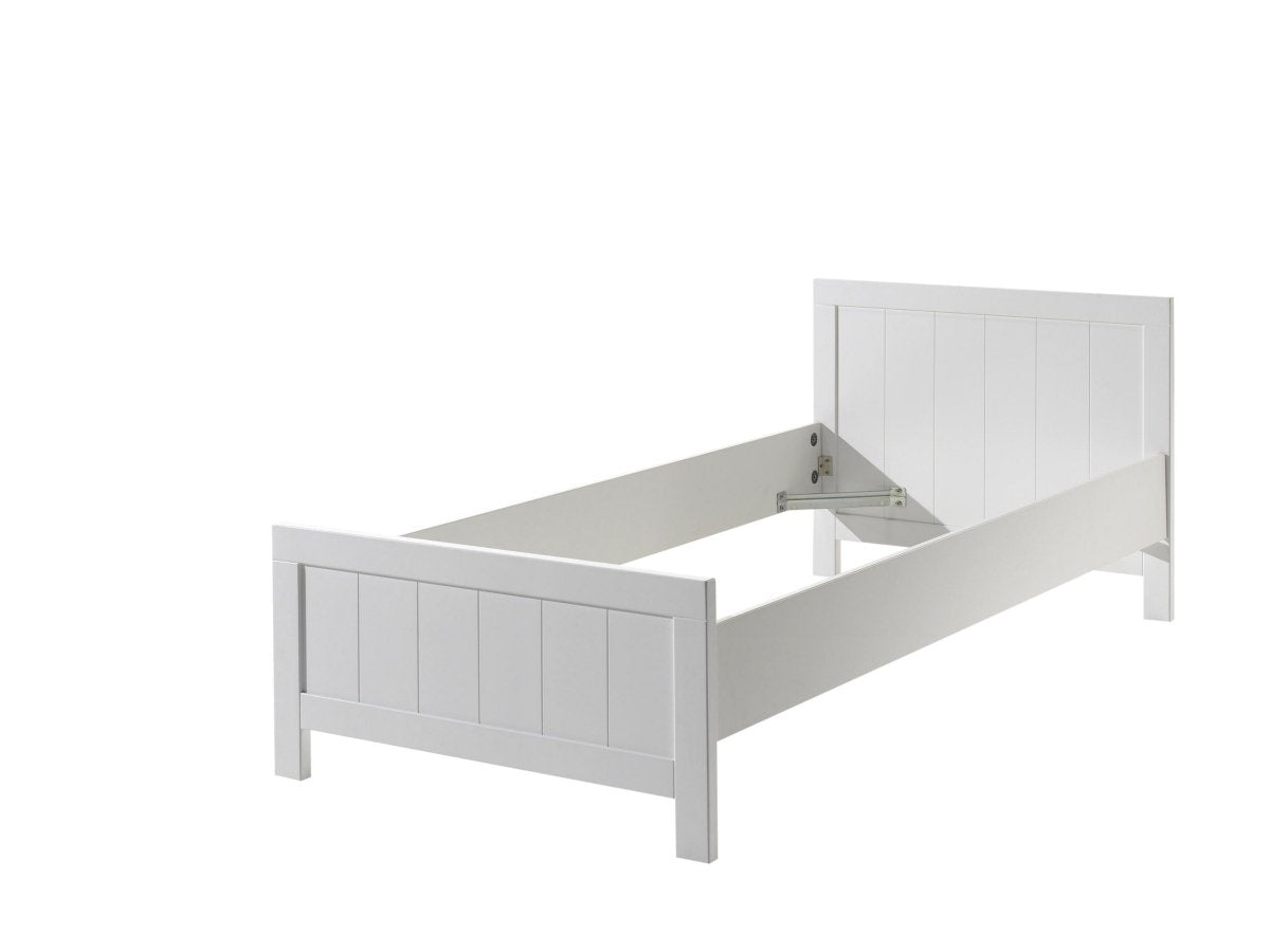 VIPACK - Lit ERIK 90x200cm Blanc