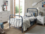 VIPACK - Lit NEW YORK 90 X 200 Cm - Bleu