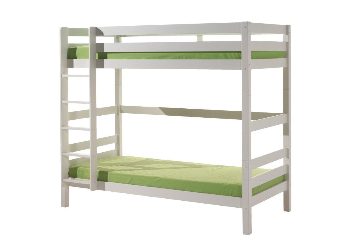 VIPACK - Lit Superposé (H 180cm) PINO 90 x 200 cm Blanc