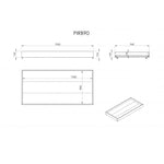 VIPACK - Lit Superposé (H 180cm) PINO 90 x 200 cm Blanc