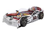 VIPACK - Lit Voiture Max 90 X 200cm Blanc