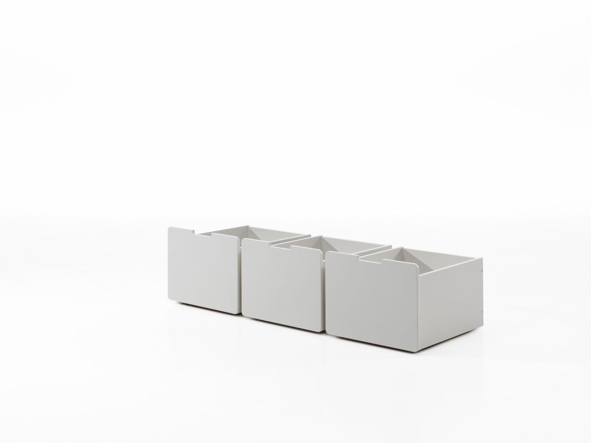 VIPACK - Lit Mi - Hauteur (H 85cm) PINO Avec Échelle 90 x 200 cm Blanc