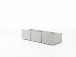 VIPACK - Lit Mi - Hauteur (H 85cm) PINO Avec Échelle 90 x 200 cm Blanc