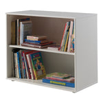 VIPACK - Lit Mezzanine Mi - Hauteur (H 115CM) SCOTT Avec Échelle 90 X 200 cm Blanc