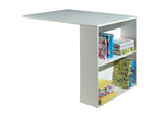 VIPACK - Lit Mezzanine Mi - Hauteur (H 115CM) SCOTT Avec Échelle 90 X 200 cm Blanc