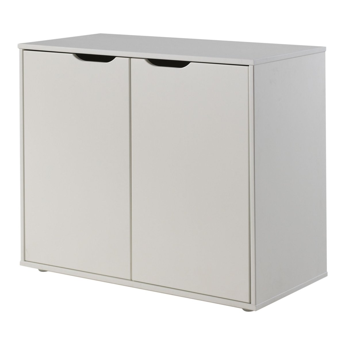 VIPACK - Lit Mezzanine Mi - Hauteur (H 115CM) SCOTT Avec Échelle 90 X 200 cm Blanc