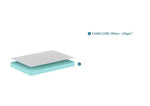 VIPACK - Lit Mezzanine Mi - Hauteur (H 115cm) SCOTT Avec Toboggan 90 X 200 cm Blanc