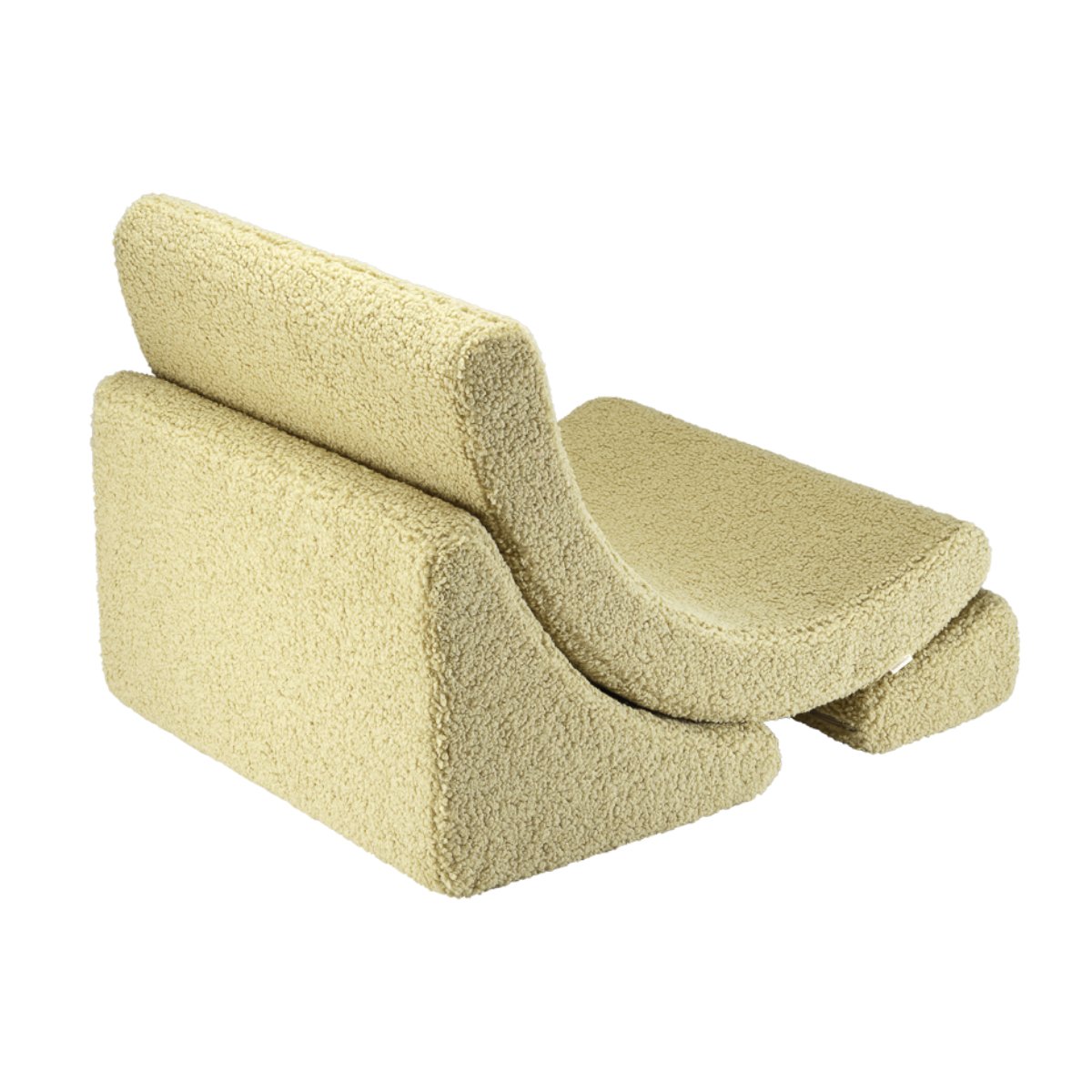 WIGIWAMA - Chaise Lune Molletonné - Matcha