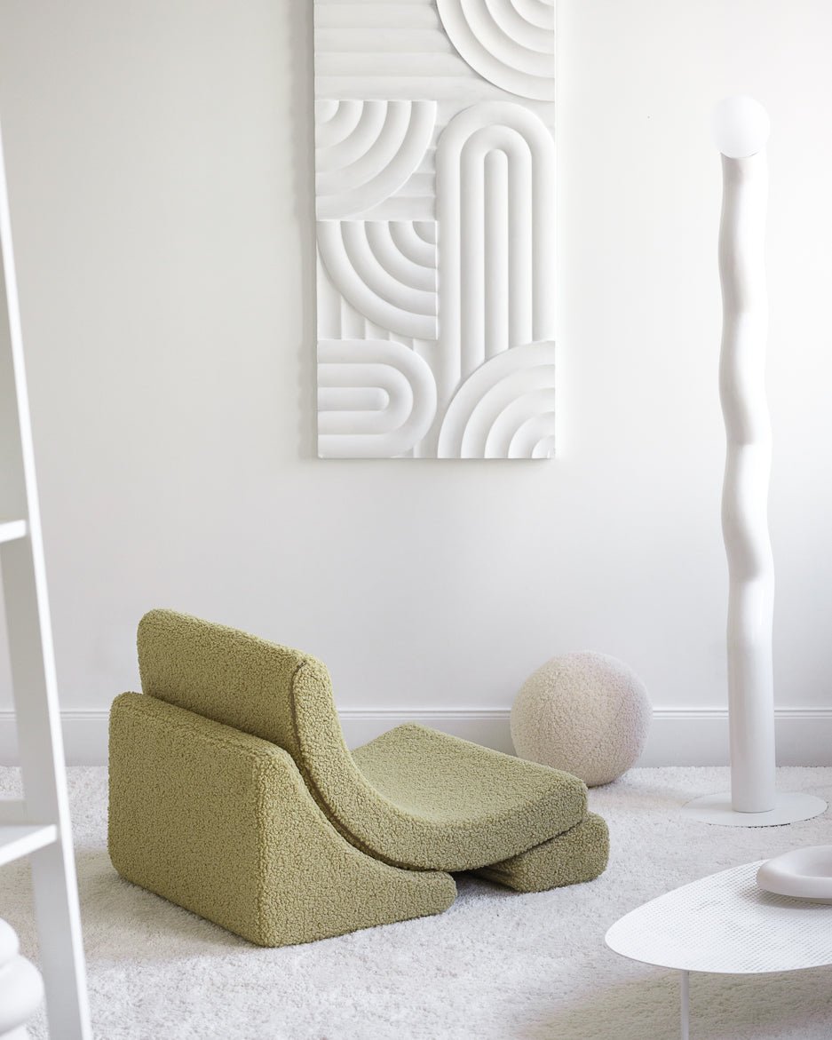WIGIWAMA - Chaise Lune Molletonné - Matcha