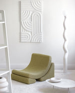 WIGIWAMA - Chaise Lune Molletonné - Matcha