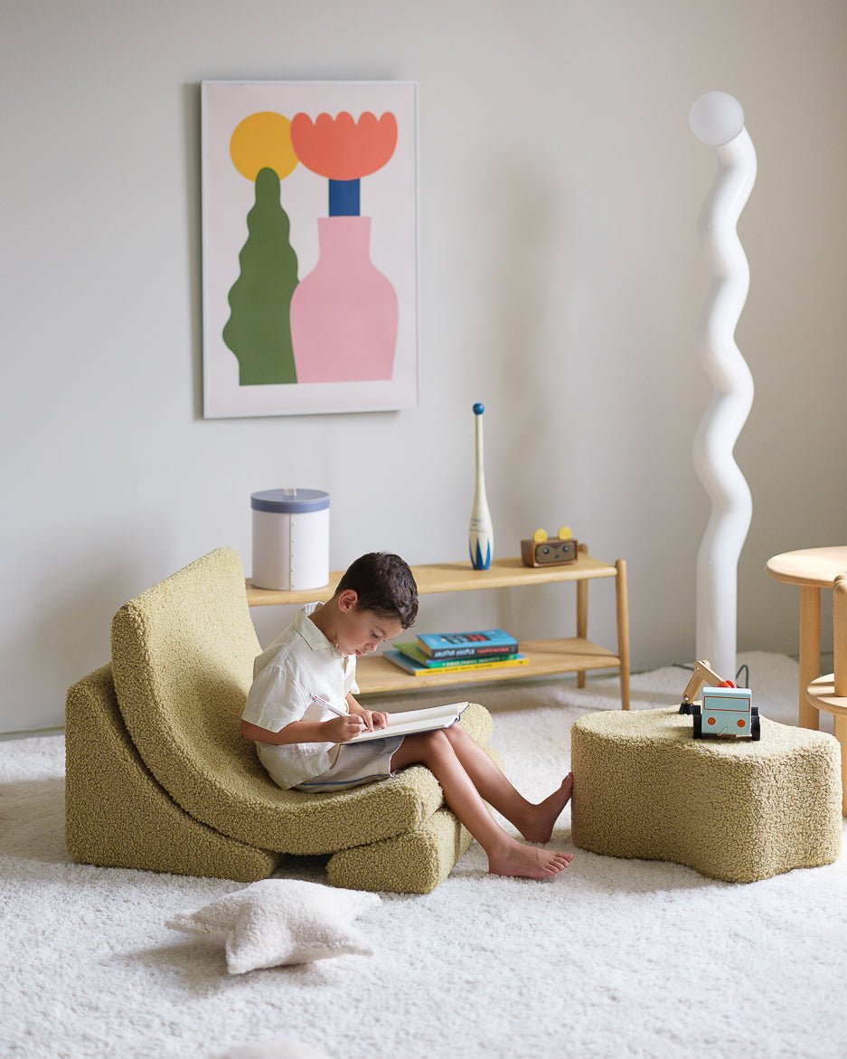 WIGIWAMA - Chaise Lune Molletonné - Matcha