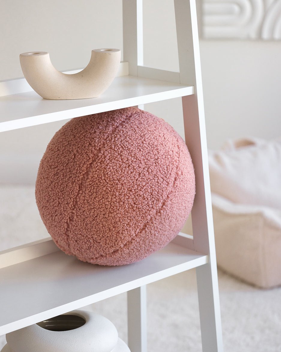 WIGIWAMA - Coussin Boule Molletonné - Goyave