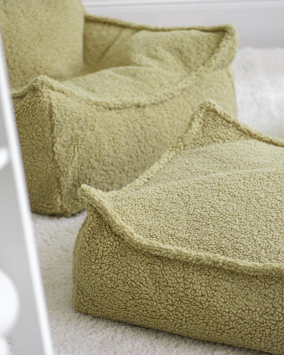 WIGIWAMA - Fauteuil Pouf Molletonné - Matcha