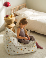 WIGIWAMA - Fauteuil Pouf Terrazzo - Marbre