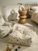 WIGIWAMA - Fauteuil Pouf Terrazzo - Marbre
