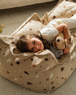 WIGIWAMA - Fauteuil Pouf Terrazzo - Sable