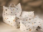 WIGIWAMA - Pouf Carré Terrazzo - Marbre