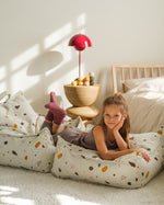 WIGIWAMA - Pouf Carré Terrazzo - Marbre