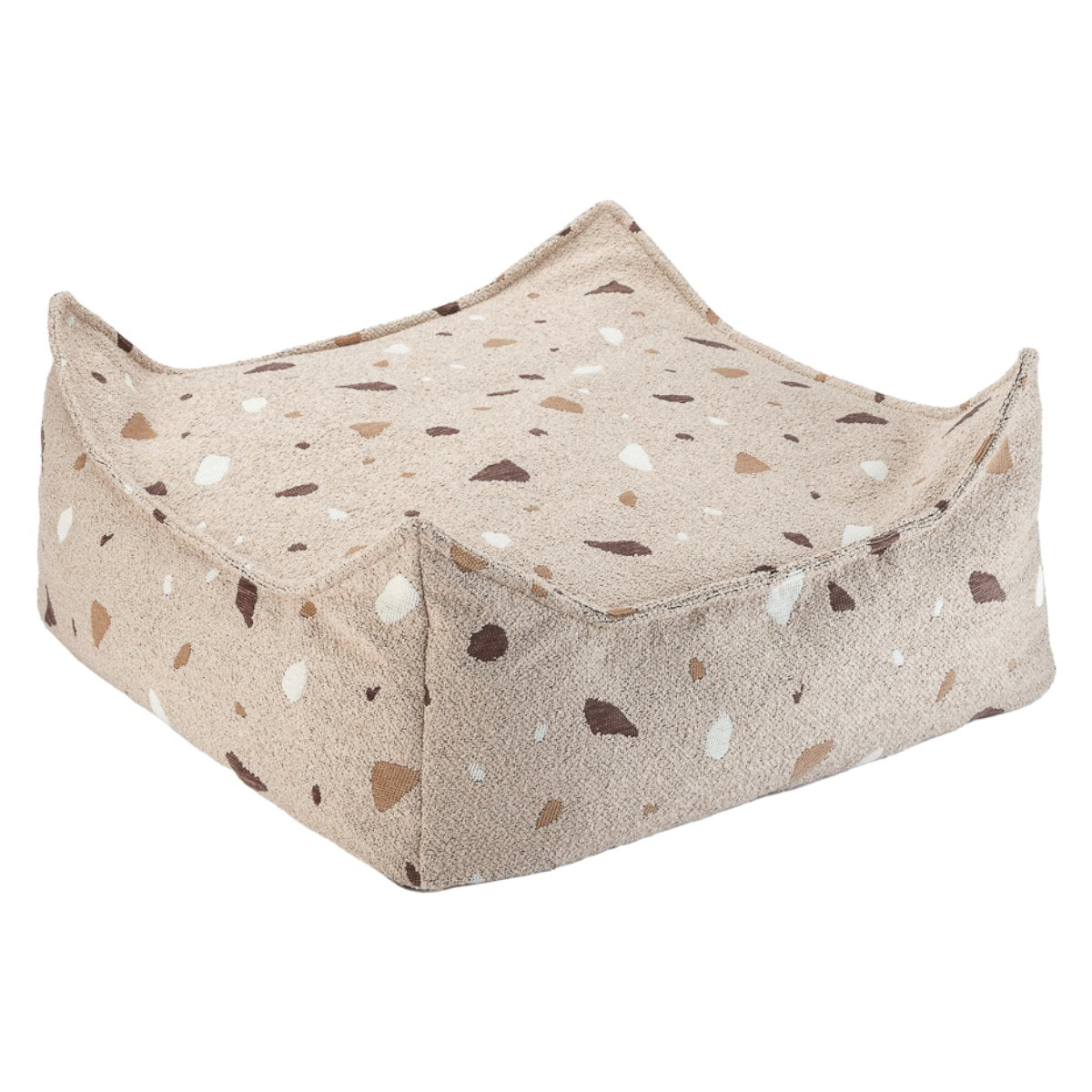 WIGIWAMA - Pouf Carré Terrazzo - Sable