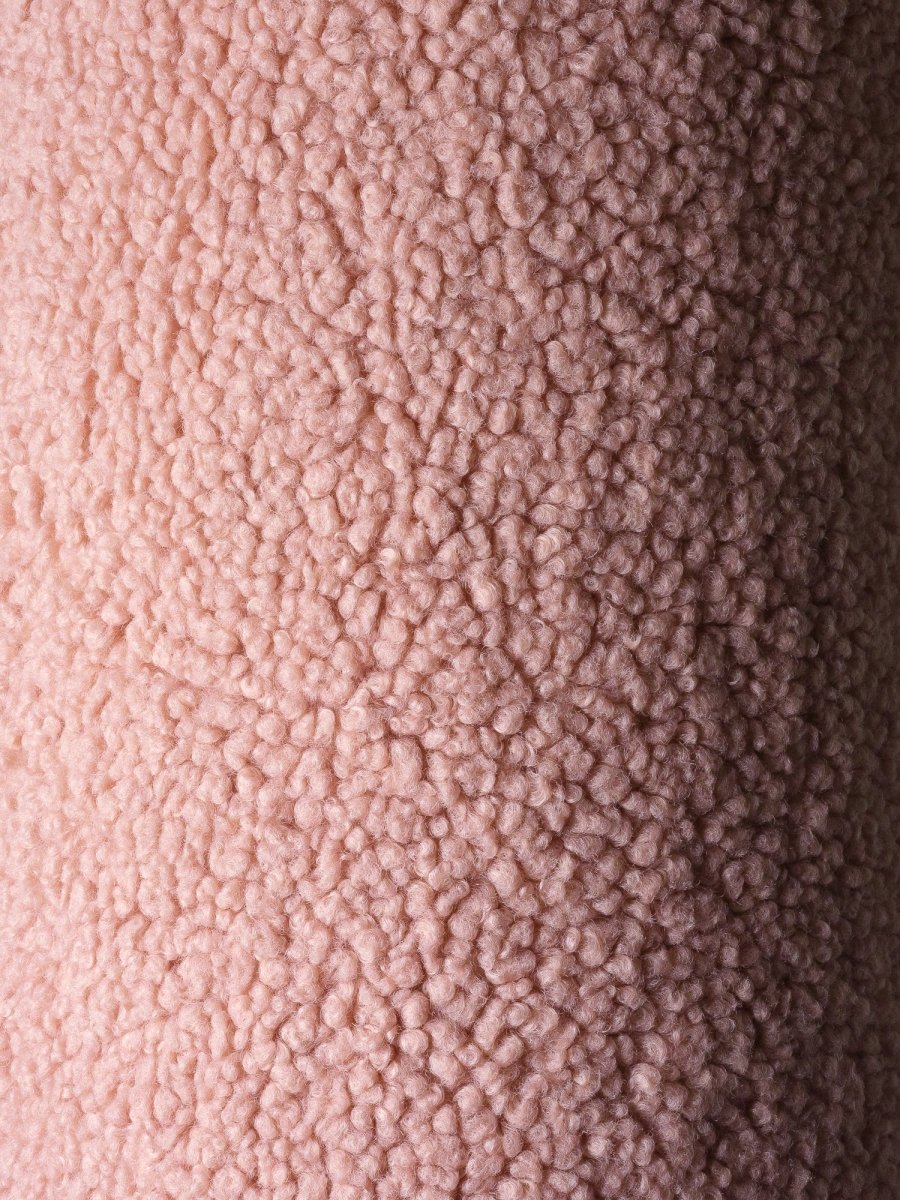 WIGIWAMA - Pouf Molletonné - Rose Goyave