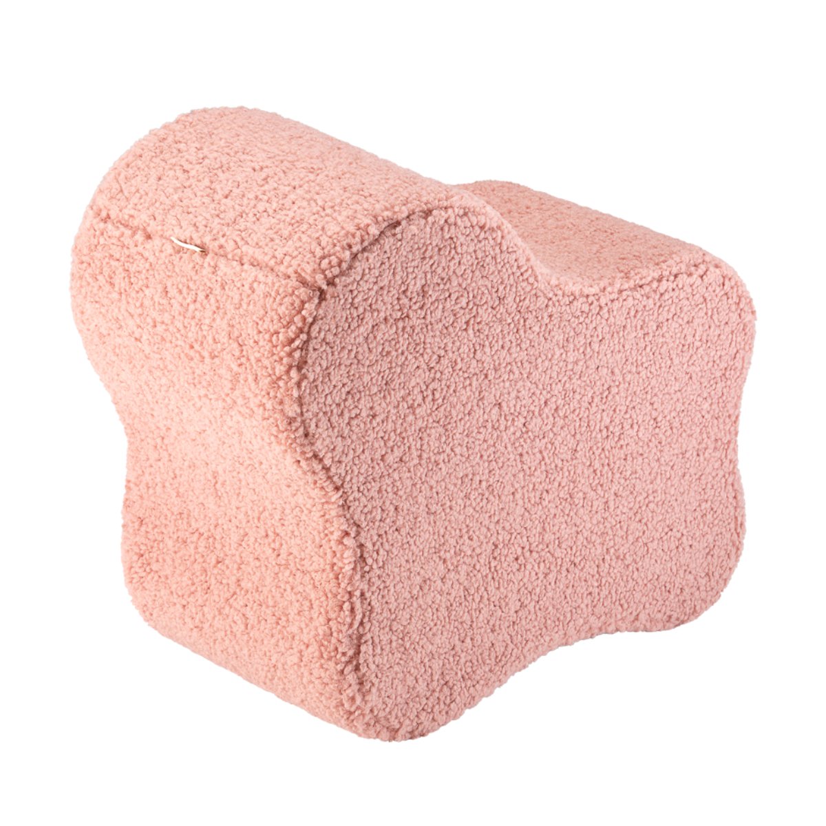 WIGIWAMA - Pouf Nuage Molletonné - Rose Goyave