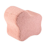 WIGIWAMA - Pouf Nuage Molletonné - Rose Goyave