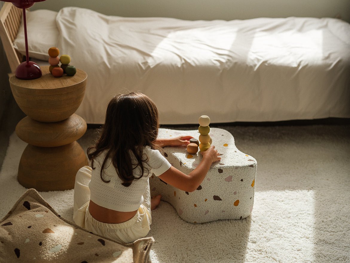 WIGIWAMA - Pouf Nuage Terrazzo - Marbre