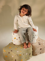 WIGIWAMA - Pouf Nuage Terrazzo - Marbre