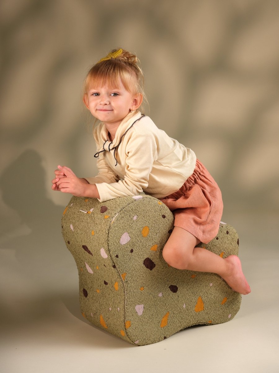 WIGIWAMA - Pouf Nuage Terrazzo - Mousse